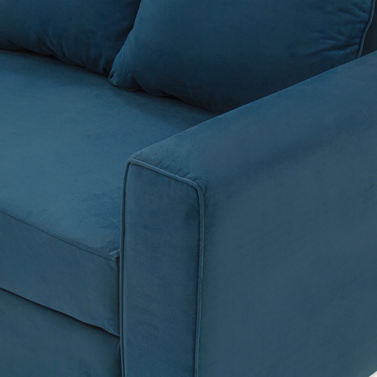 Sofa Cama Tela Azul Oscuro Zert Ii | Sofá Cama y Futones | salas